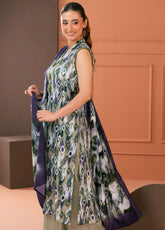 Linen Love By Gul Ahmed Printed Linen 3 Piece Unstitched Suit GA25LL D-LT-52030